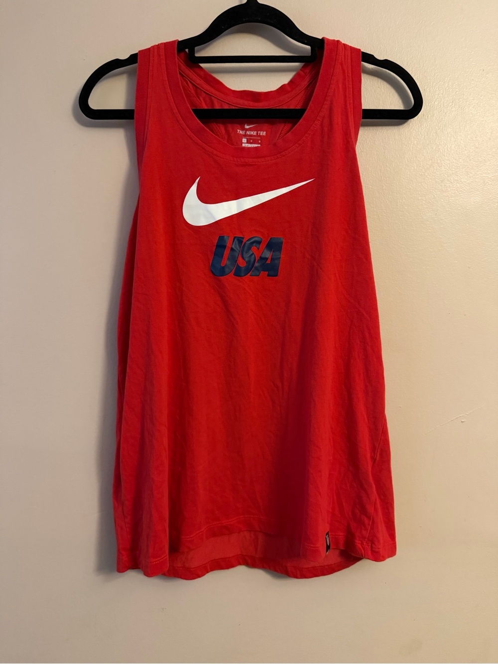 Nike Red USA Swoosh Tank Top